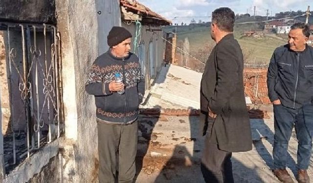 Manisa Salihli Poyraz Mahallesi yangın: Ali Rıza Sargın’ın evi küle döndü