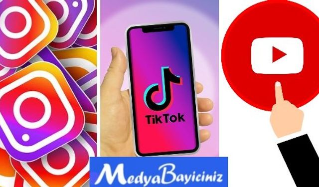 Tiktok ve Instragram takipçi satın al, Youtube abone satın al: Medyabayiciniz.com