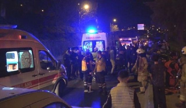 İzmir Konak trafik kazası Konak Yeşildere Caddesi Su Kemerleri trafik kazası: 2 yaralı