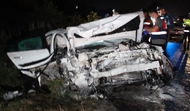 Aydın Germencik trafik kazası Aydın İzmir karayolu Alangüllü Mahallesi trafik kazası