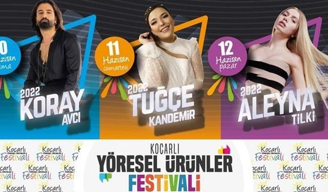 Aydın Koçarlı Festivali 2022 programı Koçarlı Çam Fıstığı Festivali 2022 konserleri