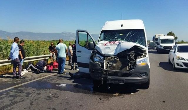 Aydın Söke Milas yolunda trafik kazası: 10 yaralı