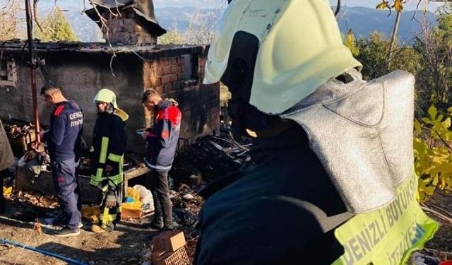Denizli Acıpayam Benlik Mahallesi ev yangını: Hayriye Aysel hayatını kaybetti