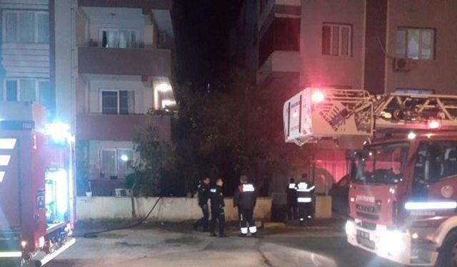 İzmir Torbalı Ertuğrul Mahallesi yangın