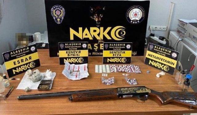 Manisa Alaşehir uyuşturucu operasyonu: 8 gözaltı