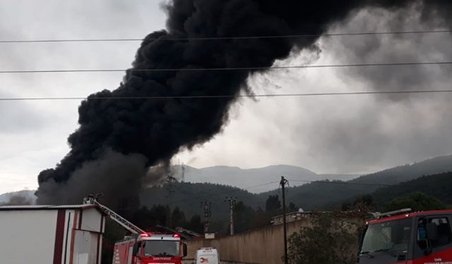 Bornova Işıkkent Mahallesi'nde yangın! 11 itfaiye ekibi bölgede