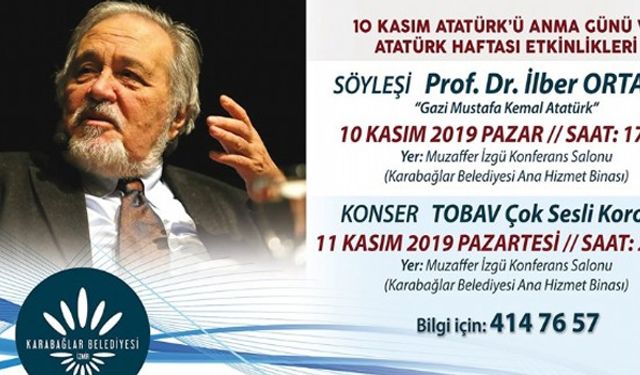 İlber Ortaylı söyleşi etkinliği için İzmir Karabağlar'a geliyor