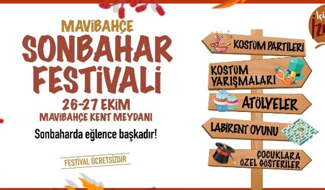 İzmir Karşıyaka Mavibahçe Sonbahar Festivali 26 Ekim’de başlıyor