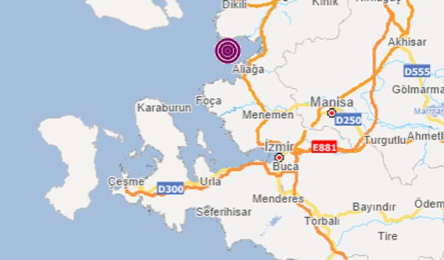 Son dakika! İzmir'de korkutan deprem