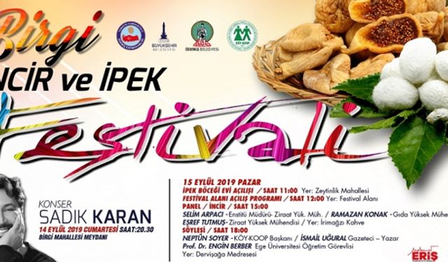 Birgi İncir ve İpek Festivali 2019 bugün başlıyor