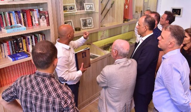 Bornova Ata Anı Evi’nin ziyaretçileri vardı