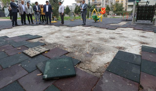 Buca Belediye Başkanı Erhan Kılıç, parkın halini görünce şoke oldu