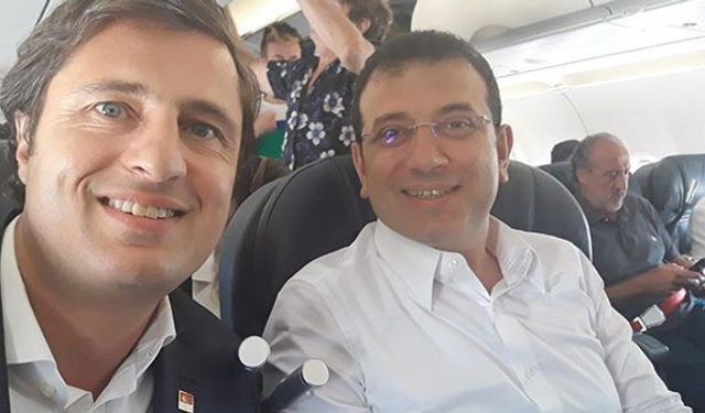 Deniz Yücel, Ekrem İmamoğlu ile İzmir yolunda fotoğraf paylaştı