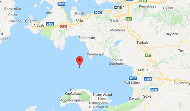 Ege Denizi'ndeki 5,1'lik deprem İzmir'i salladı