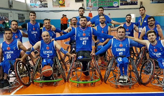 İzmir Büyükşehir Belediyespor Tekerlekli Sandalye Basketbol Takımı, Ceylanpınar'ı devirdi