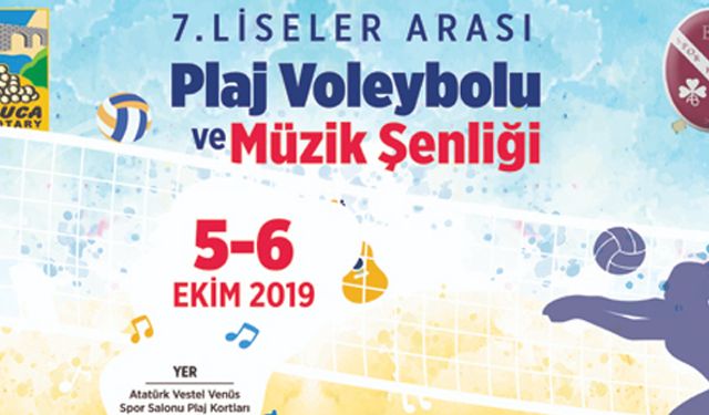 İzmir'de 7. Liselerarası Plaj Voleybolu Turnuvası başladı