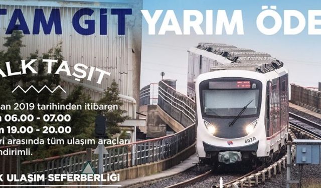 İzmir’de ‘Halk Taşıt’ uygulaması 29 Nisan’da başladı