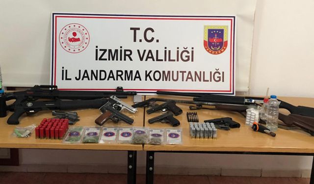 İzmir'de uyuşturucu operasyonu! 22 şüpheli gözaltında