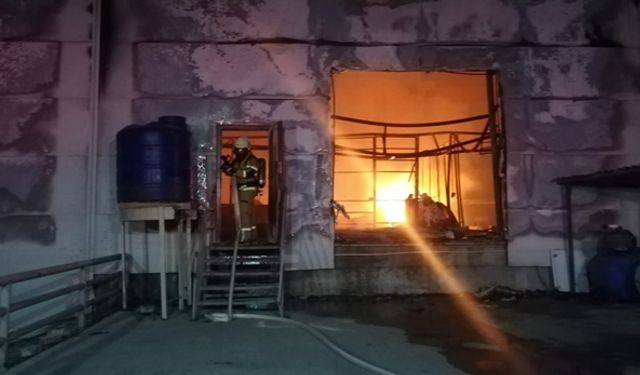 İzmir Gaziemir'deki fabrika yangını, 4 fabrikaya zarar verdi