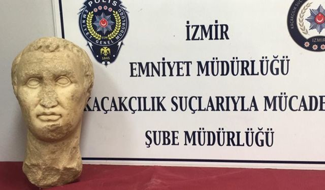 İzmir Torbalı'da tarihi eser kaçakçılığına suç üstü