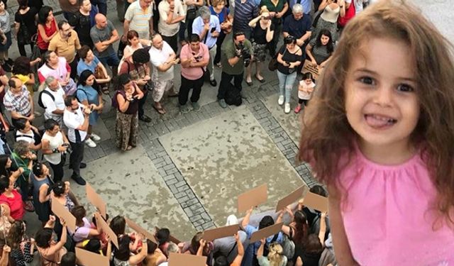 İzmirli Öykü Arin için Kıbrıs Şehitleri Caddesi'nde toplandılar