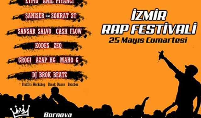 İzmirlilerin beklediği İzmir Rap Festivali başlıyor