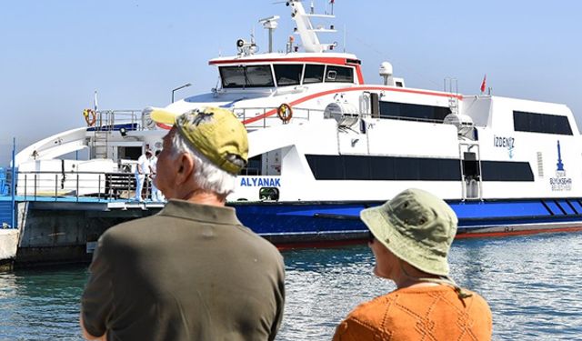 Olumsuz hava koşulları nedeniyle Güzelbahçe vapur seferleri iptal edildi! Vapur seferleri ne zaman başlayacak