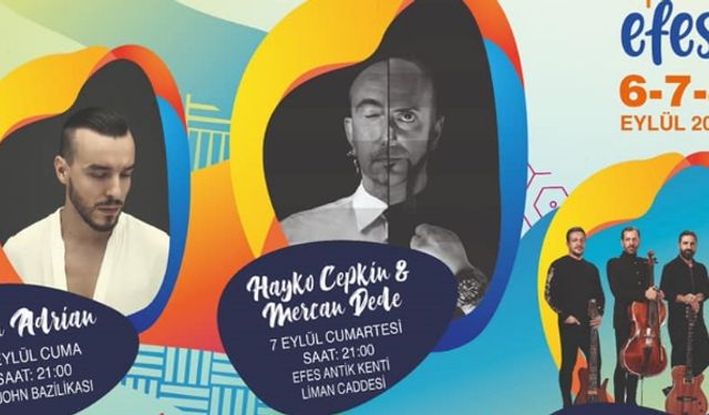 Selçuk’ta EFEST Festivali 2019 6 Eylül’de başlıyor