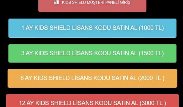 Kids Shield Fiyatları