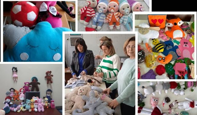 İzmir Halk Eğitimi Merkezleri depremzede çocuklar için oyuncak üretiyor