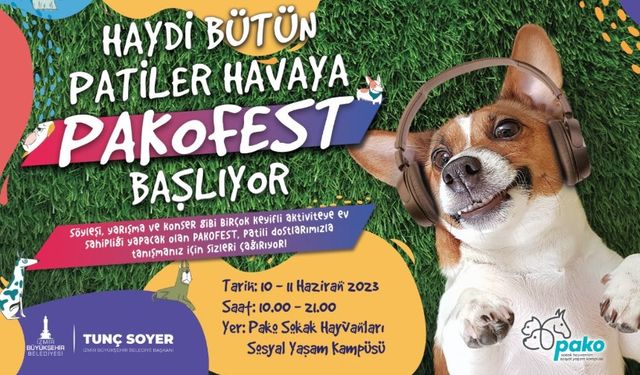 Pako Fest İzmir 2023 ne zaman nerede İzmir Pakofest 2023 programı