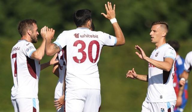 Trabzonspor, Slovenya'da yeni sezon hazırlıklarına devam ediyor