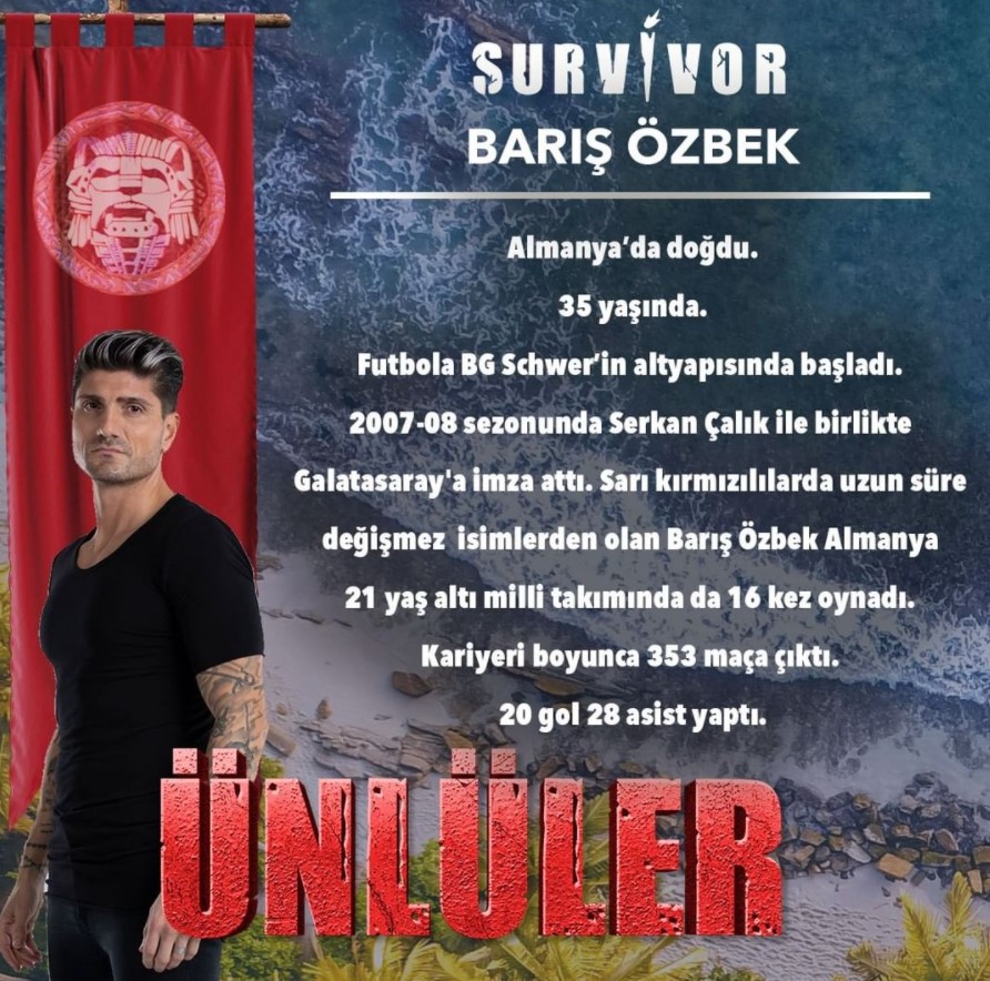 Survivor Barış Özbek