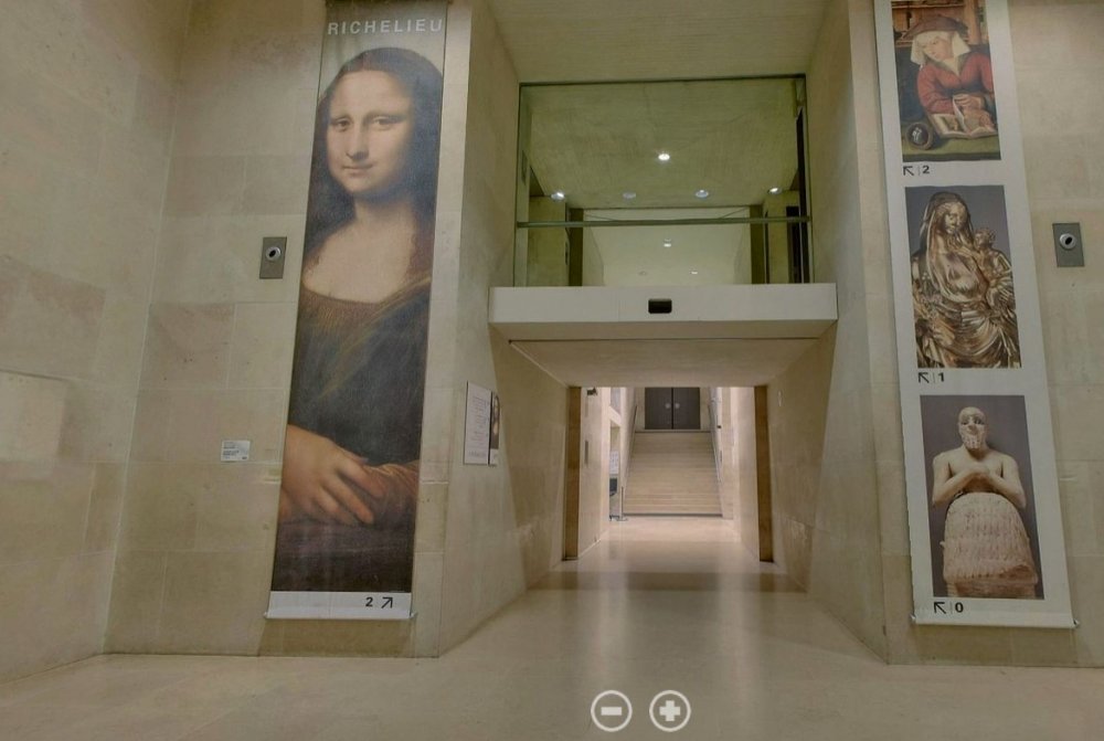 Louvre Müzesi sanal gezi turu, Louvre Müzesi 3D sanal tur, Louvre Museum 360 sanal gezinti