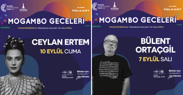 İzmir Enternasyonal Fuarı 2021 Mogambo Geceleri Konserleri