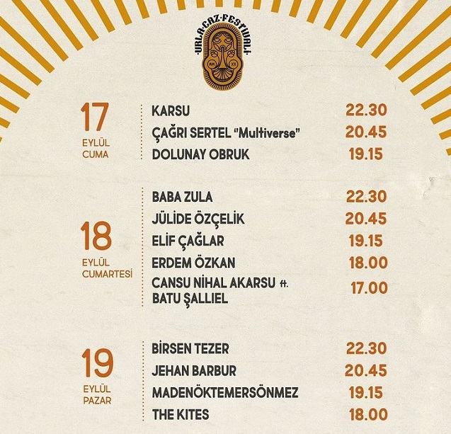 İzmir Urla Caz Festivali 2021 program konser etkinlikleri takvimi