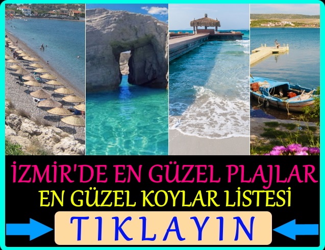 izmir'de en güzel plajlar ve koylar listesi