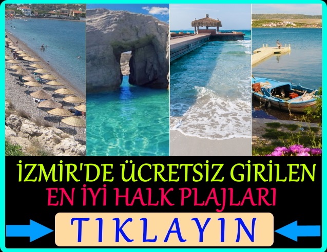 izmir'de ücretsiz girilen halk plajları