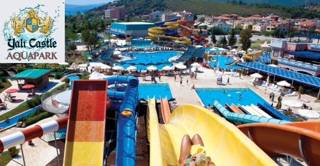 İzmir Gümüldür Aquapark Yalı Castle servis saatleri 2021 Gümüldür Aquapark fiyat 2021 telefon